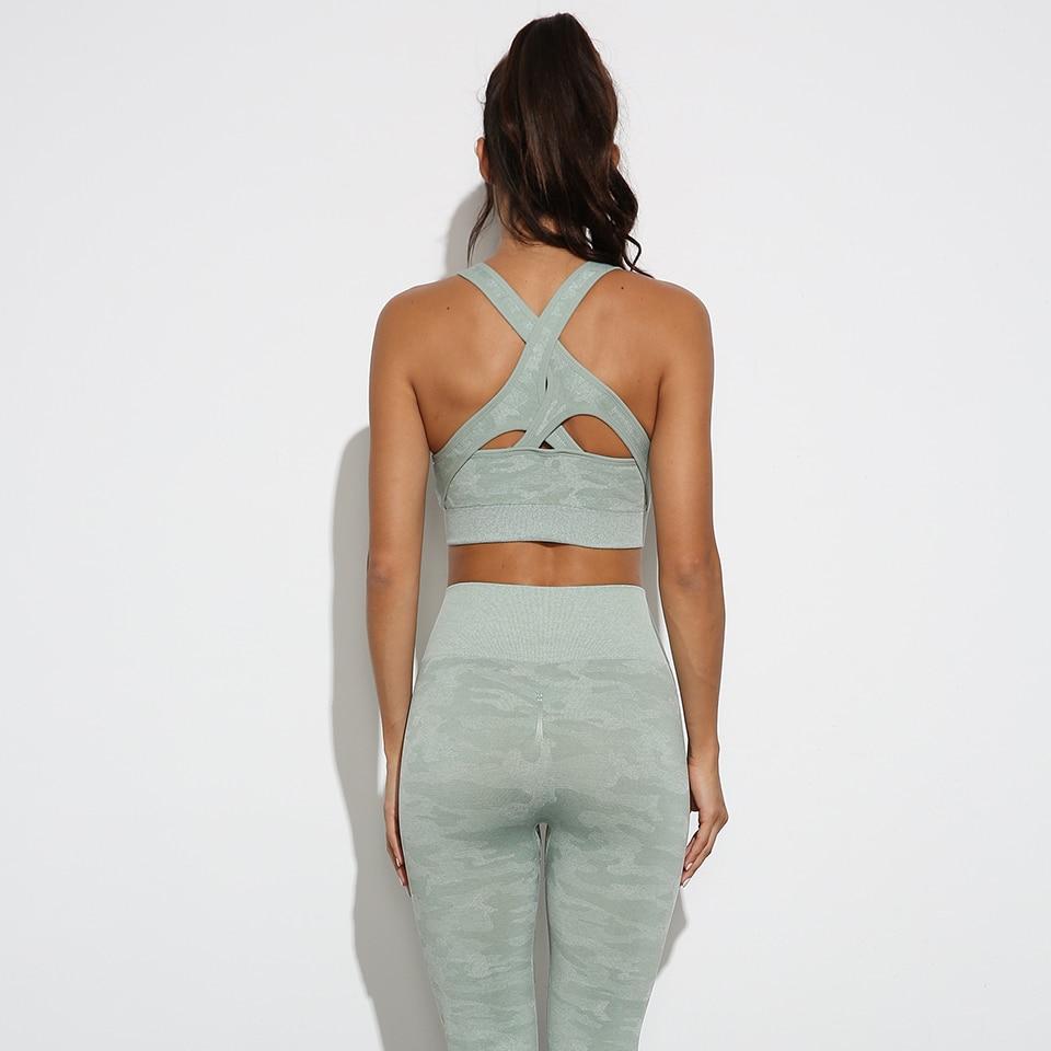 Buy Yoga Bra Crop Tops Gym Seamless 