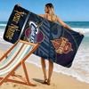 Name Custom Cleveland Cavaliers Logo Print Beach Towel, Large Soft Quick Dry Towel for Beach Camping Swimming
