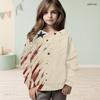 Girls Long Sleeve Hoodie Abstract Printed Casual Pullover Sweatshirt