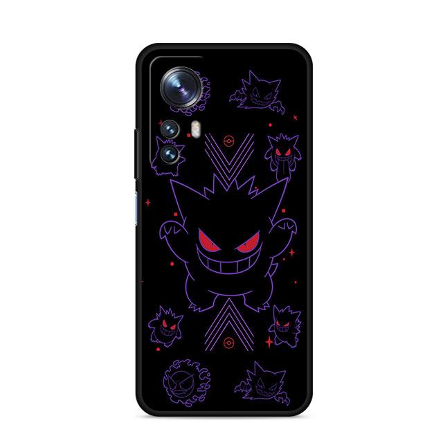 Case For Xiaomi Mi 11 Lite 5G NE 11T Pro 10T 9T 12 12T 12S 12X 11X 11i Note 10 9 Silicone TPU Phone Cover Pokemon Gengar Cool