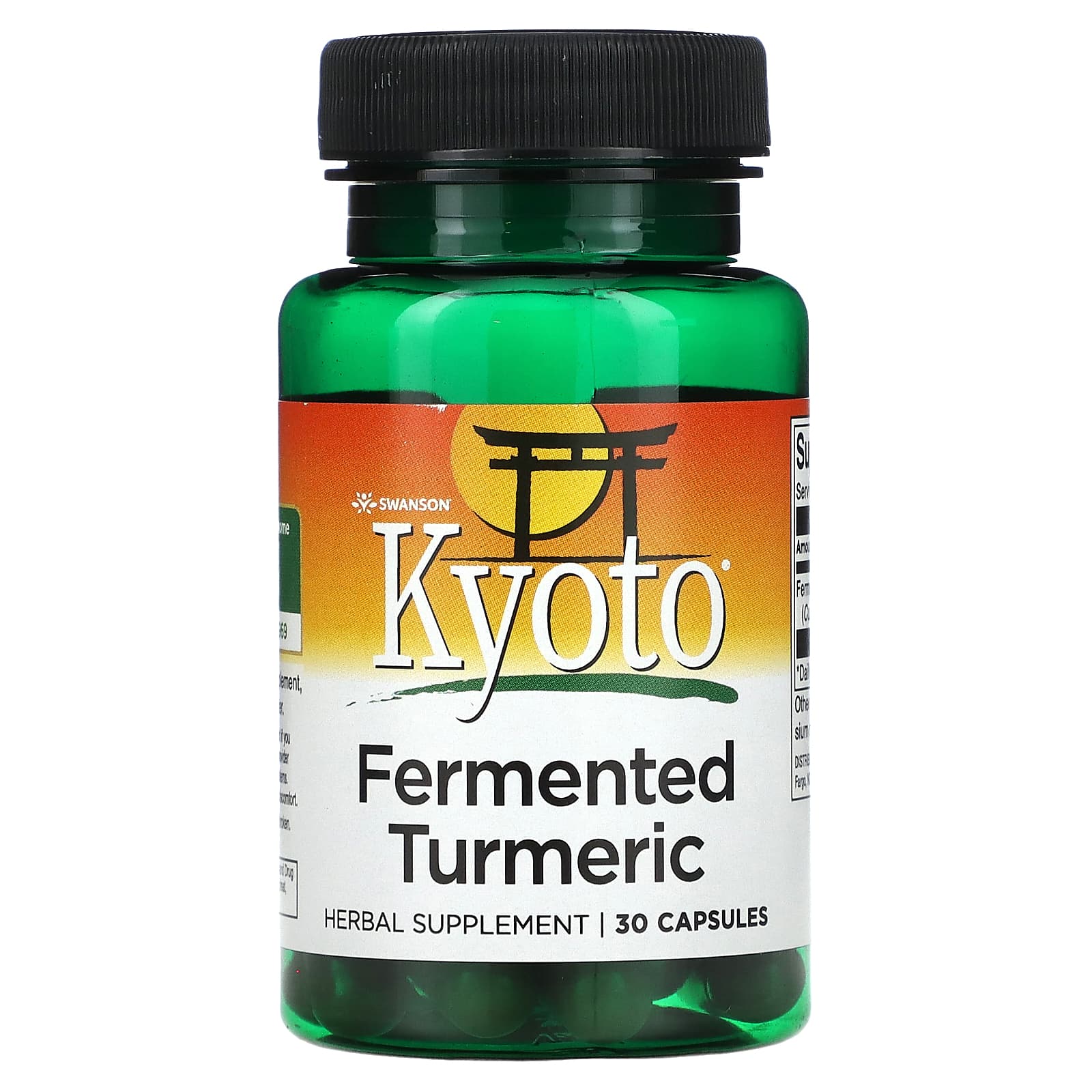 

Swanson, Kyoto Fermented Turmeric, 30 Capsules