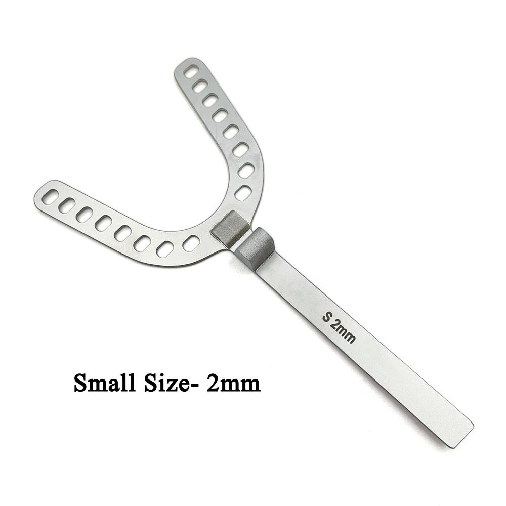 Dental Oral Centric Tray Set Impression Trays ProGauge for Bite Recording 2mm/3mm/5mmDenture Repair Occlusal Record Articulator