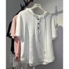 Premium Women's Ice Silk Hooded Slimming Short Sleeve Top - Versatile and Trendy Summer Style