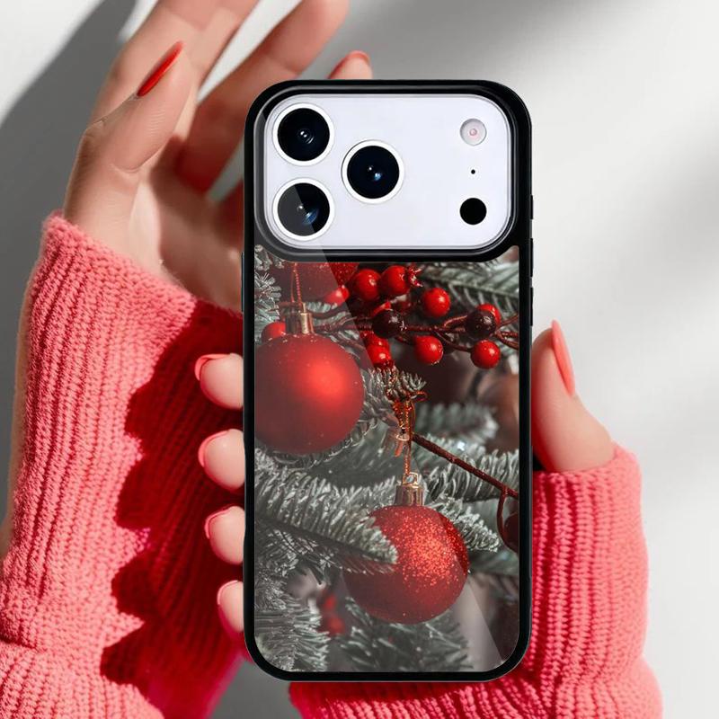 Christmas Tree New Year Art Phone Case for iPhone 17 16 15 14 13 Pro Max Back Cover for 12 11 Pro Coque
