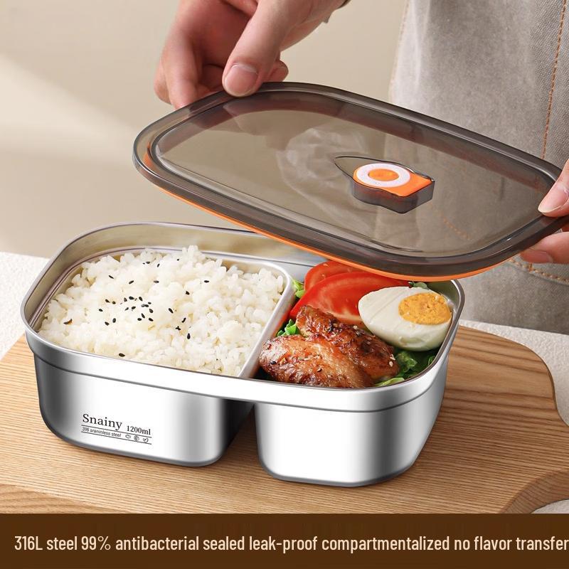316L Stainless Steel Sealed Food Storage & Bento Box Set