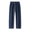 Knitted Casual Pants Men's American Trend Autumn New Loose Versatile Straight Wide Leg Twill Long Pants