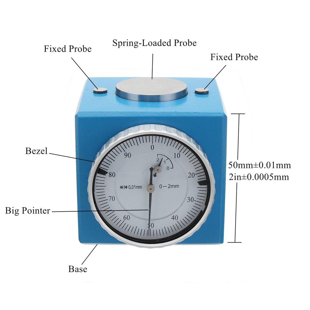 2inch 50mm Mechanical Z Axis Zero Pre-setter for CNC Magnetic Setting Gauge