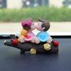 Anime Couples Car Ornament Model Resin Dashboard Figurine Auto Interior Decoration  Girls Gifts
