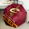 football Cavaliers Logo Umbrella Folding umbrella, automatic umbrella 8-Frame for Travel, camping Use Gift for Halloween Christmas
