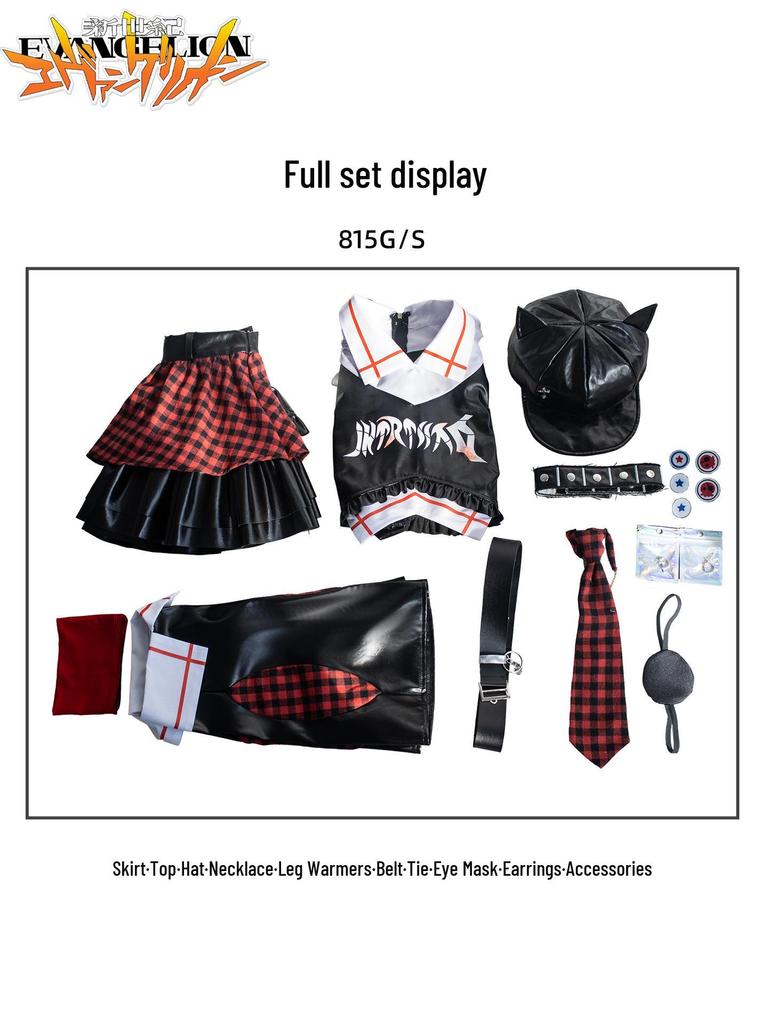 Asuka Rock Band Warrior Anime Cosplay Costume