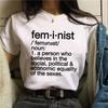 Harajuku Women Tshirt Feminists Tops Women Feminism GRL PWR Ullzang Tee Girl Power Retro Graphic T Shirt Grunge Aesthetic Ladies