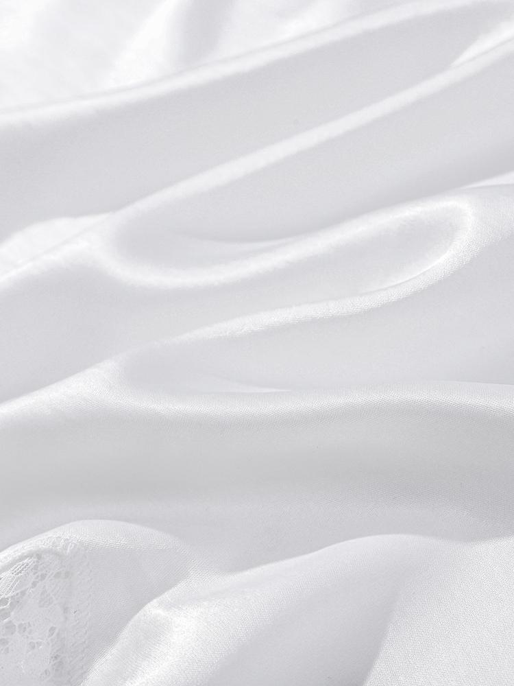 Lace Stitching Short Skirt Ladies Solid Color Short Skirt White Pink Optional All-match Short Skirt That Can Be Worn In All Seasons