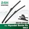 For Hyundai Santa Fe MK3 2013-2018 2014 2015 2016 2017 Wiper Front Wiper Blades Windshield Windscreen Window Brush 26"+14
