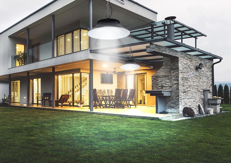 Solar LED Outdoor Pendant Light - Waterproof, Durable, Ideal for Workshops, Aquaculture, Rural Courtyards