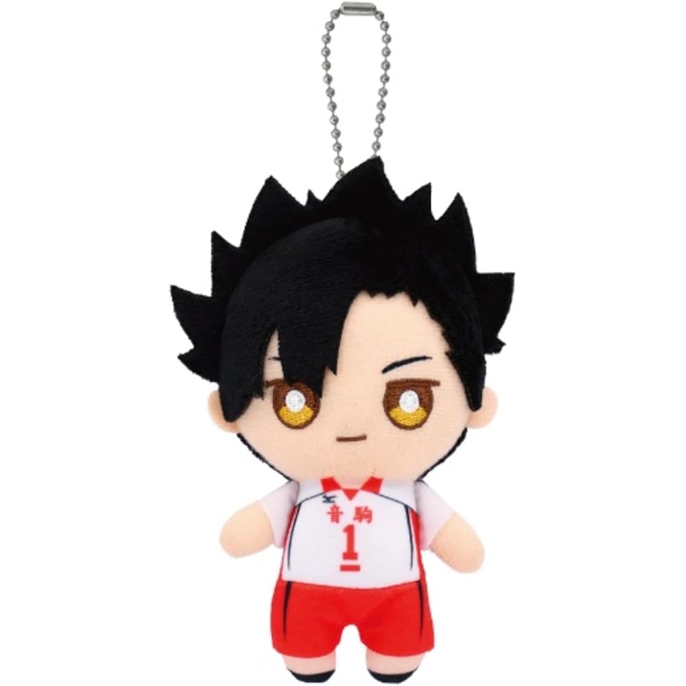 Haikyuu!! Chibi Plush Mascot Black Tetsuro Kuroo Soft Toy Collectible Figure