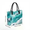  Polar Bear Print Tote Bag Large Capacity Casual Beach Handbag for Daily Use