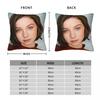 Emma Myers Actress Pillowcase Polyester Linen Velvet Creative Zip Decorative Room Cushion Case Wholesale
