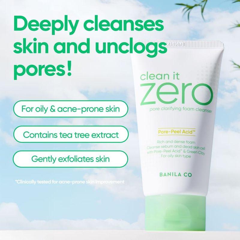 BANILA CO - Clean It Zero Pore Clarifying Foam Cleanser