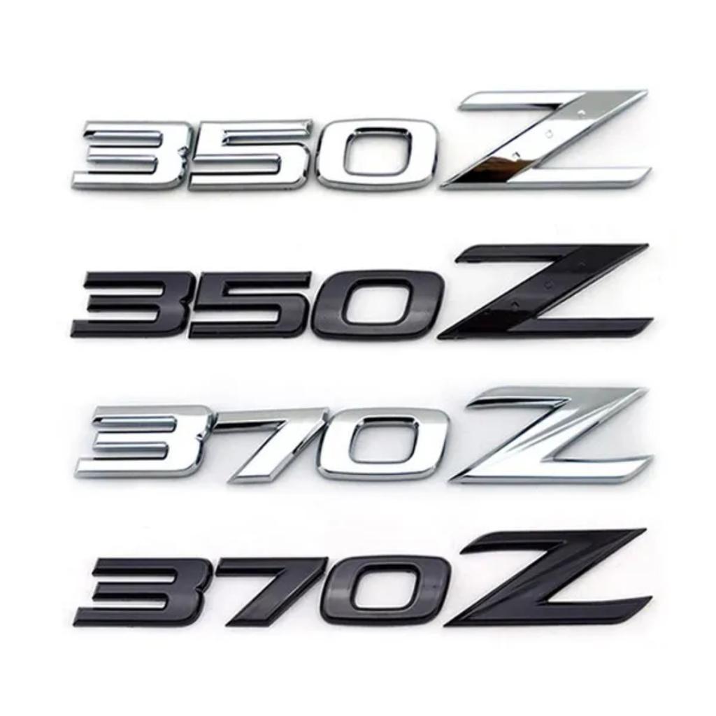 350Z/370Z Aluminum Alloy / ABS  Car Emblem Badge Stickers for NI/SSAN 350Z 370Z Fairla/dy Z Z33 Z34