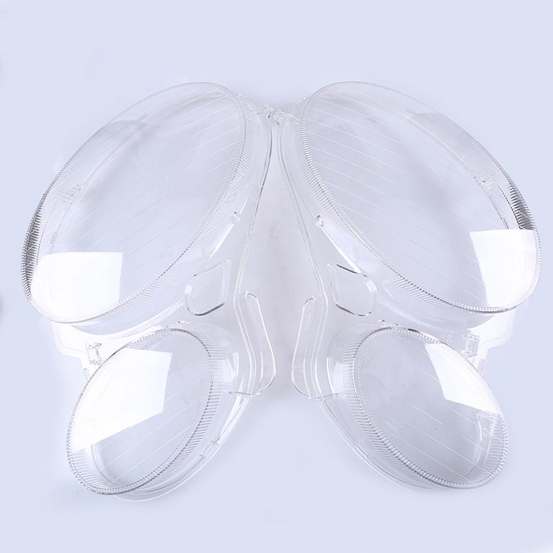 1 Pair Car Front Headlight Lens Cover Headlamp Cover Shell for Mercedes Benz E-Class W211 2003-2009 Headlamp Lens Cover