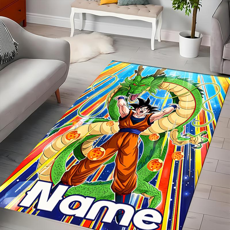 Individuell personalisierbarer Dragon Ball Teppich - Perfekt für Küche, Bad, Waschküche Dekor Große Größe verfügbar, Geschenk für alle Jahreszeiten