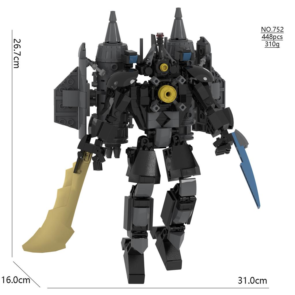 New in Skibidi Toilet Tvman Drill TV Man Titans GMan Titans Tv Man Skibidi Toilet Building Blocks Toy Titans GMan Drillman Brick