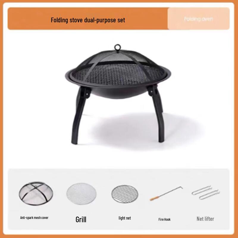 Portable Outdoor Camping Wood Stove Kit