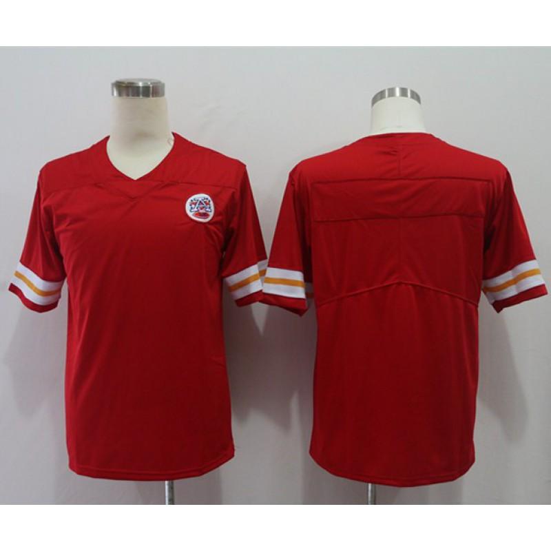 Rugby Fan T-Shirt Vintage Kansas City Chiefs Embroidered Jersey Style Short Sleeve Cotton Tee Men Women
