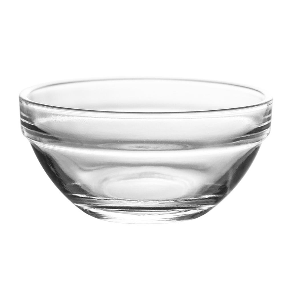 Bozai Cake Bowl Glass BPA Free Lead-Free Clear Pudding Bowls For Home Use