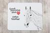 Orlov Trotter - Mouse Pad with Print, Personalized Pad with a Horse, Unique Gadget for an Office Worker from the Art-Dog Brand