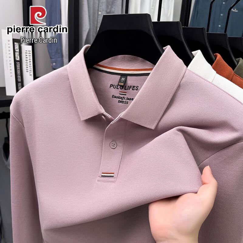 Pierre Cardin Men's Mercerized Cotton Long Sleeve Polo Shirt