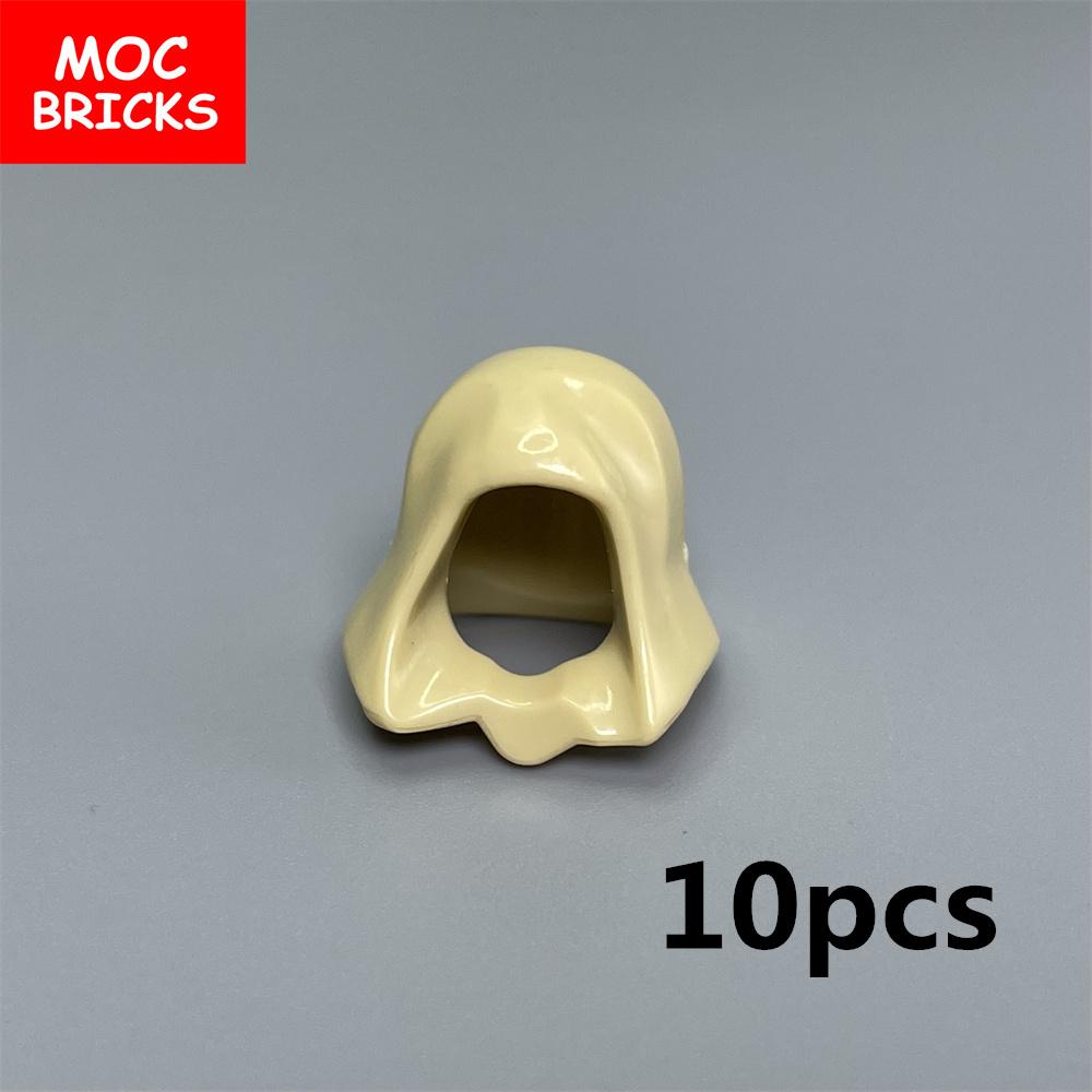 Peças MOC Cabeça Capuz Capacete Abaixado Figura 4cm Corpo Acessório de Roupa 30381 15428 blocos de construção brinquedos presentes para crianças