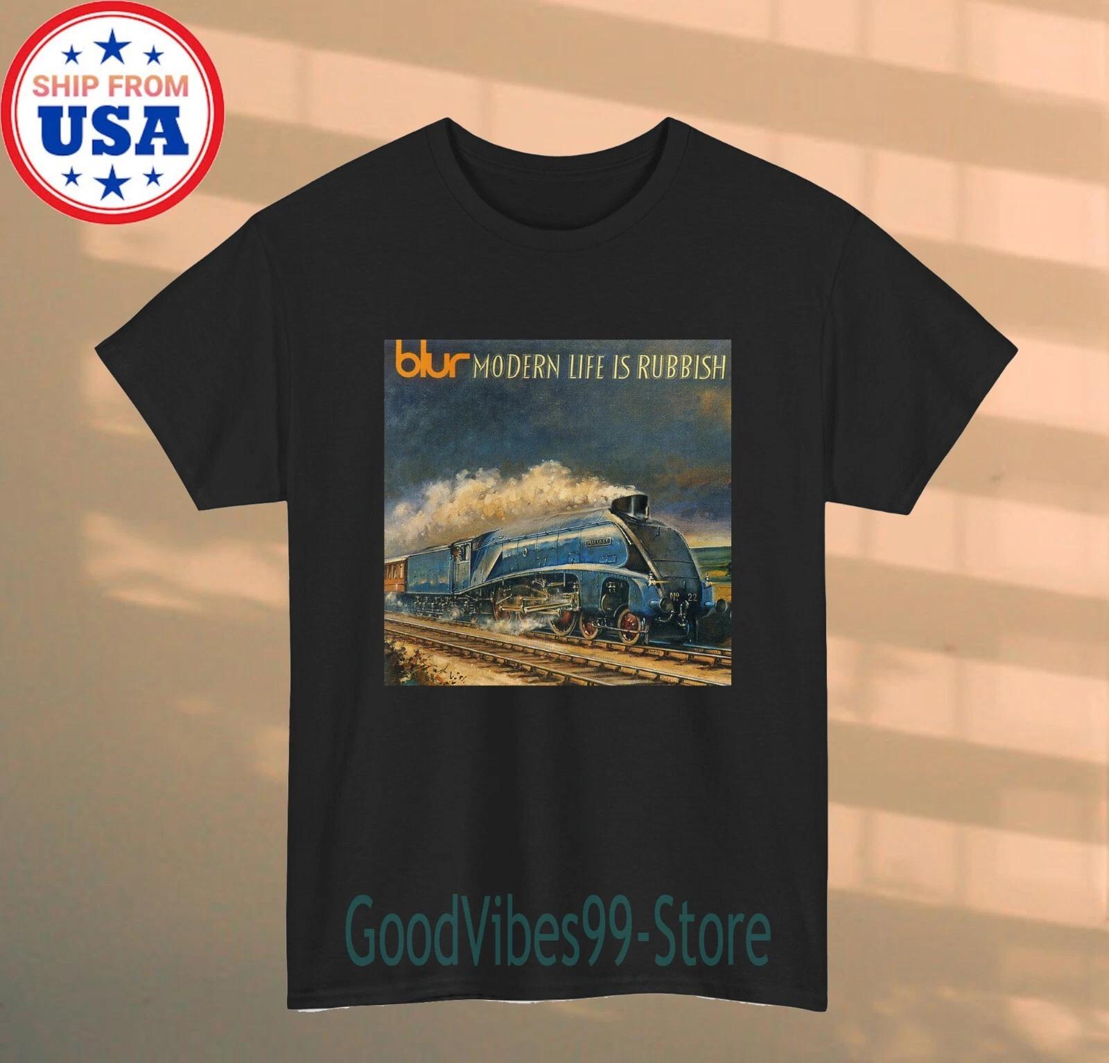 Blur Modern Life Is Rubbish Men s Black Size S-5XL L