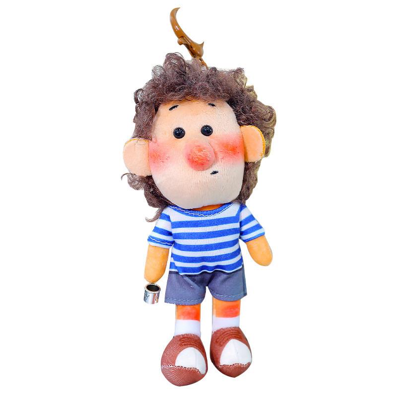 Plush Keychain Cute Fluffy Bear With Polyester Fiber For Gift And Decoration