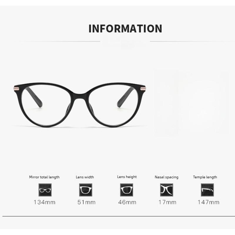2026 New Cat-Eye Photochromic Myopia Glasses Unisex Ultra-Lightweight Premium Anti-Blue Light Eyewear Minus Diopter 0 To -4.0