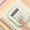 Bread Mini Calculator Portable Sturdy Lightweight,Basic,Cute,12 Digit for Office, Home, School