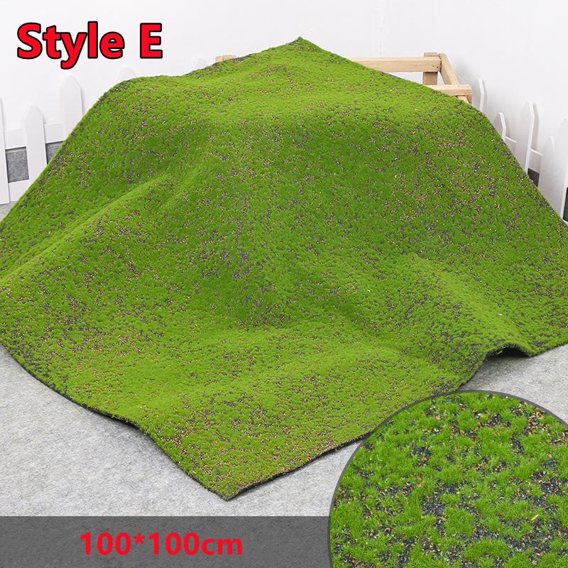 

Новый 100*100 см искусственный ковер из мха для газона, природный ландшафтный дизайн, зеленый дом, стена, пол, украшение для свадьбы