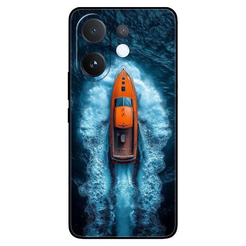 For Vivo V60 5G Soft Silicone Shell Protective Cover Cool Car Animal Cartoon Pattern Phone Case For vivo T4 Pro V60 V60E 5G Capa