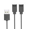 USB Charger Cable for Joycon Controller 2 In 1 Portable Charger Cable 2.5M Travel Charging Cables for Switch Controller Charger