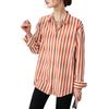 Women's Autumn 2026 Striped Long-Sleeve Shirt – New Style, Gentle Design