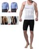 Inner Posture and Toning Tank Top Men's Shapewear, Shirt, Corrector, Slouching, (Size 6, Black, XL)