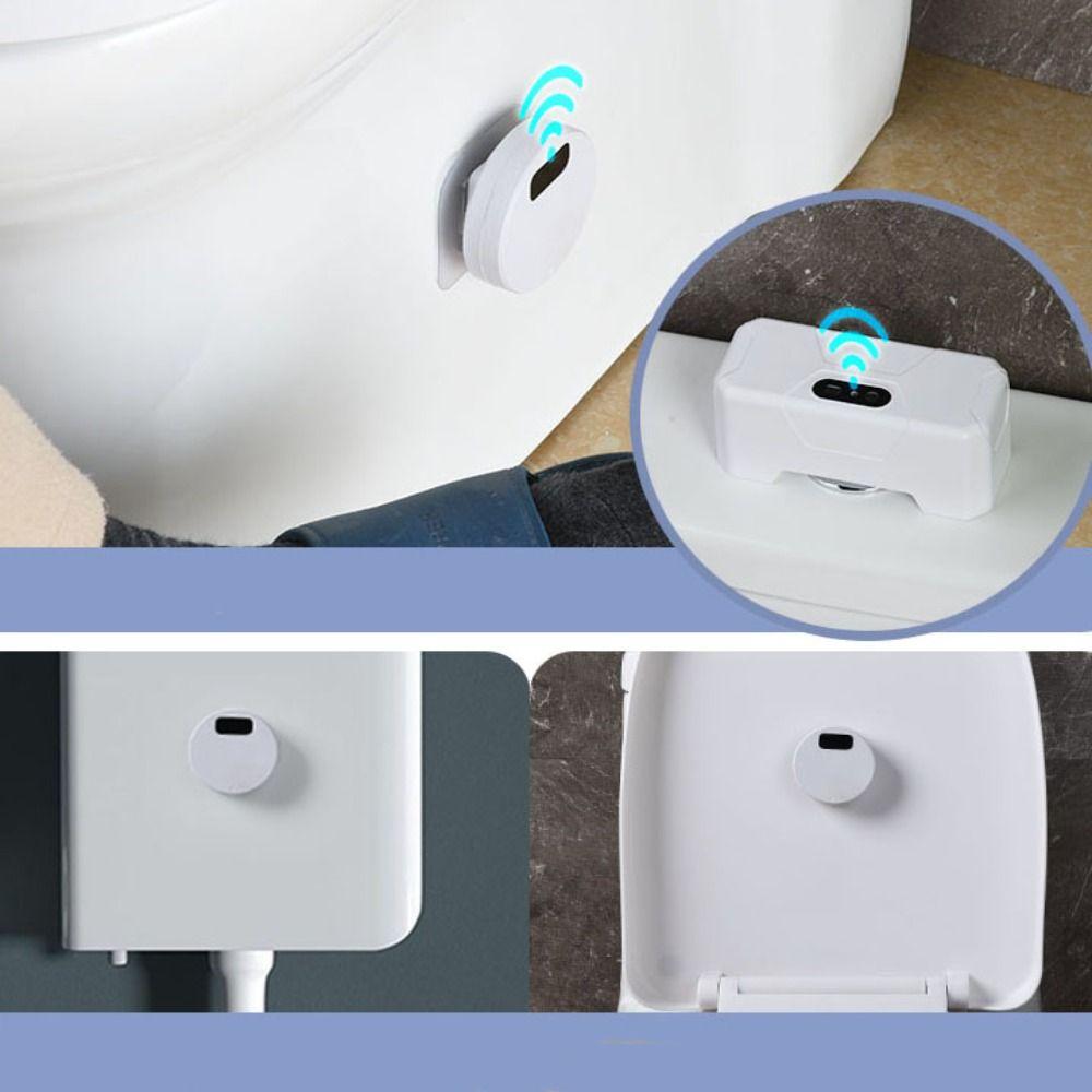 Touchless Automatic Toilet Flush Button External Smart Toilet Flushing Sensor  Bathroom