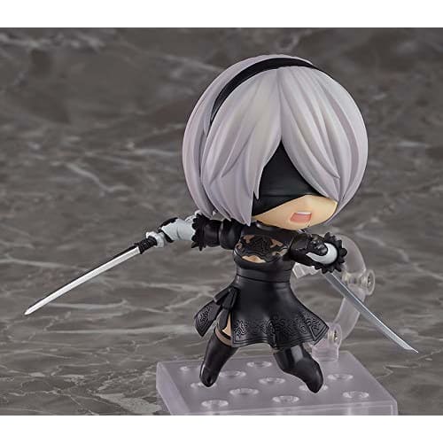 Square Enix Nendoroid NieR Automata 2B YoRHa No. 2 Type B Non-scale Plastic Painted Movable Figure Second Resale