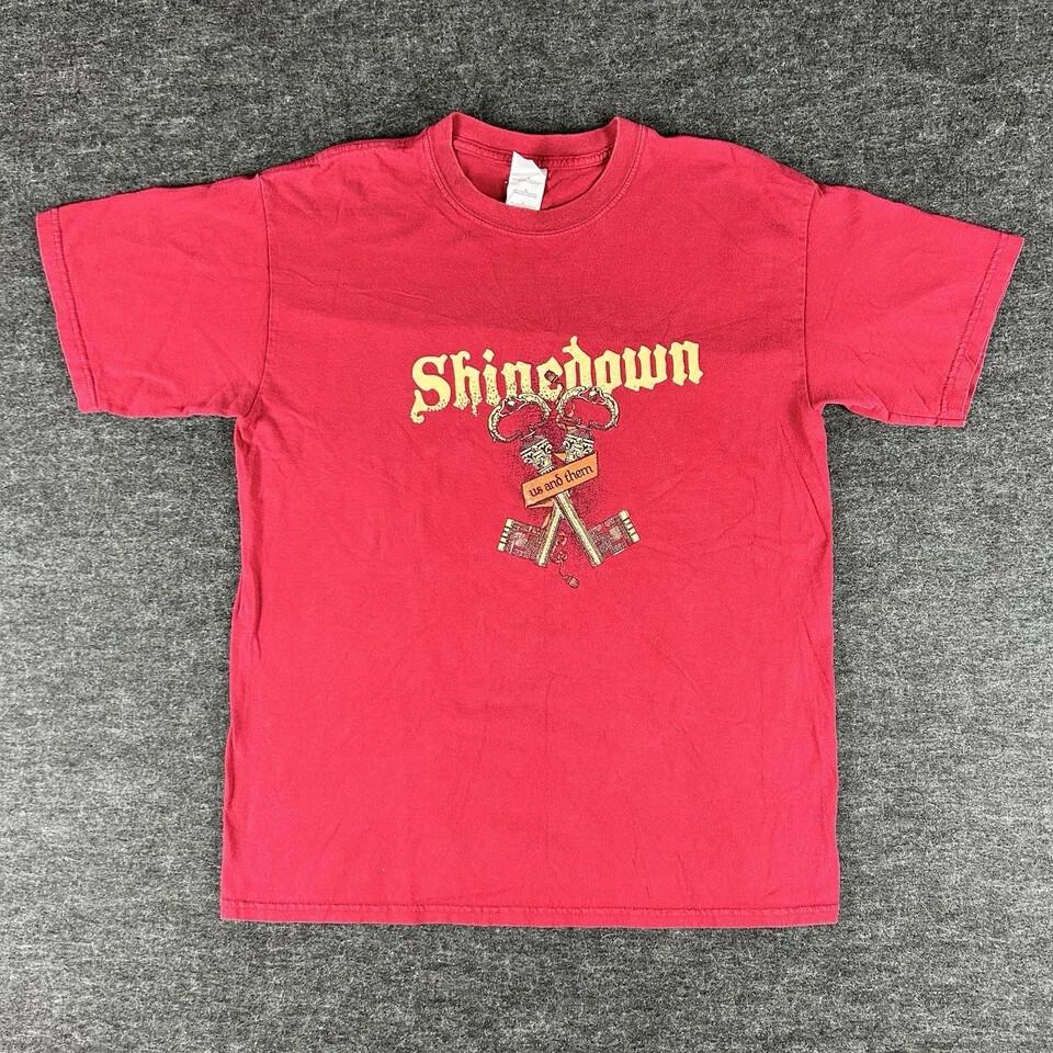 Vintage Shinedown Band Cotton All Size Unisex Shirt BT1128 Unisex T-Shirt XL