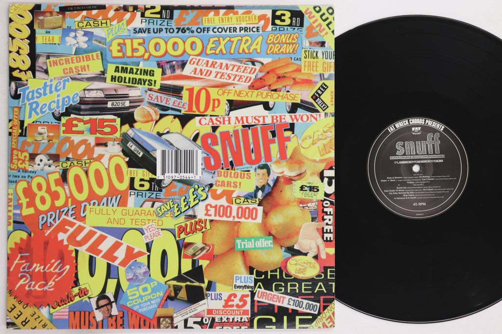 LP Record SNUFF - Flibbiddydibbiddydob FAT5441 FAT WRECK CHORD 1996 US Rock Used