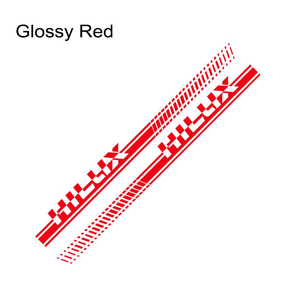 For Toyota Hilux Vigo Revo Pickup Door Side Stripes Sticker Truck Graphics Vinyl Decor Covers Car Decals Auto Tuning Accessories