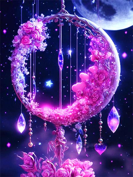 Diamond Art Malerei Traumfänger Landschaft Voll Quadratisch/rund 5d DIY Stickerei Mosaik Fantasy Landschaft Heimdekor