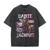 Game Devil May Cry Dante Retro Washed T Shirt Men Women Vintage Gothic Oversized Tshirt Mens Casual Cotton Tshirts Streetwear