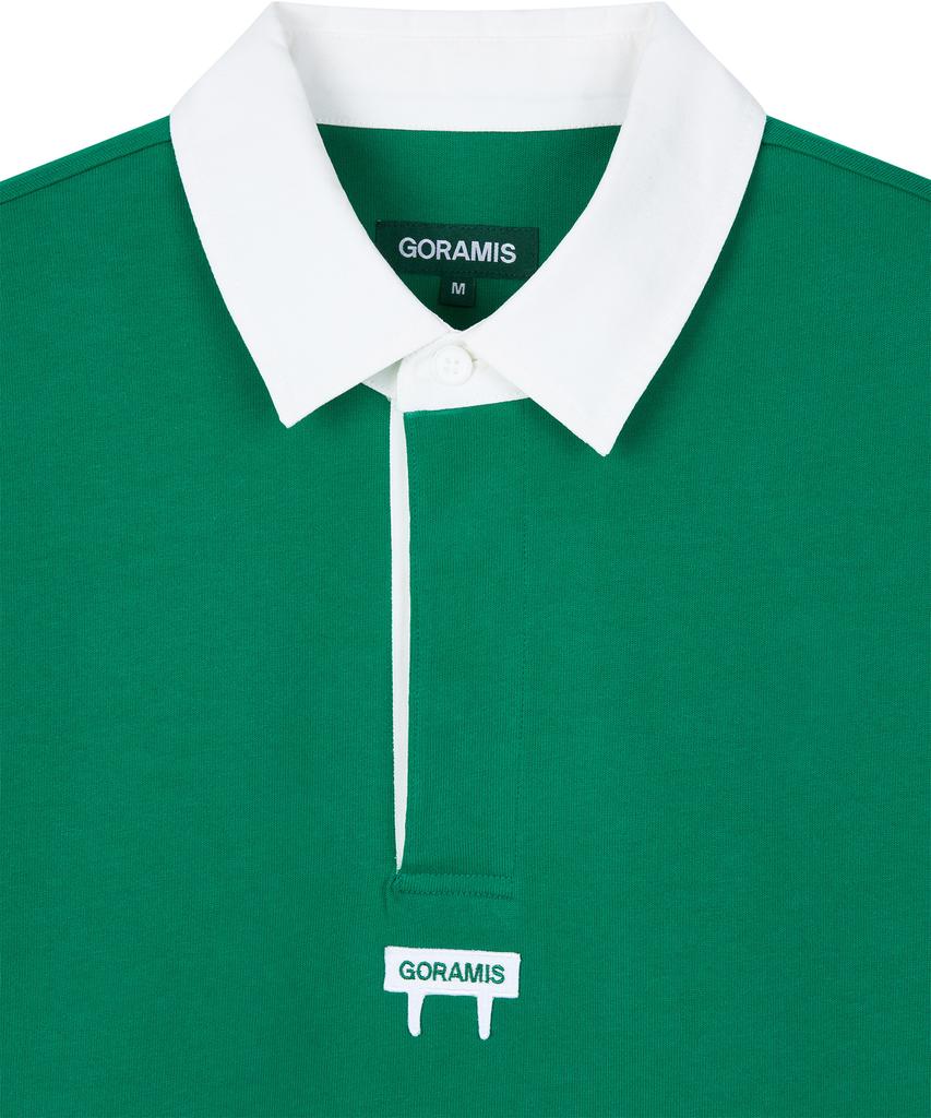 GORAMIS Peng Wappen Short Sleeve Rugby Shirt [Green]