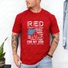 RED Friday Tshirt for My Son Design Military Family Heritage Cotton Tee Vintage Classic Patriotic Mens Camisetas Nostalgia Tops